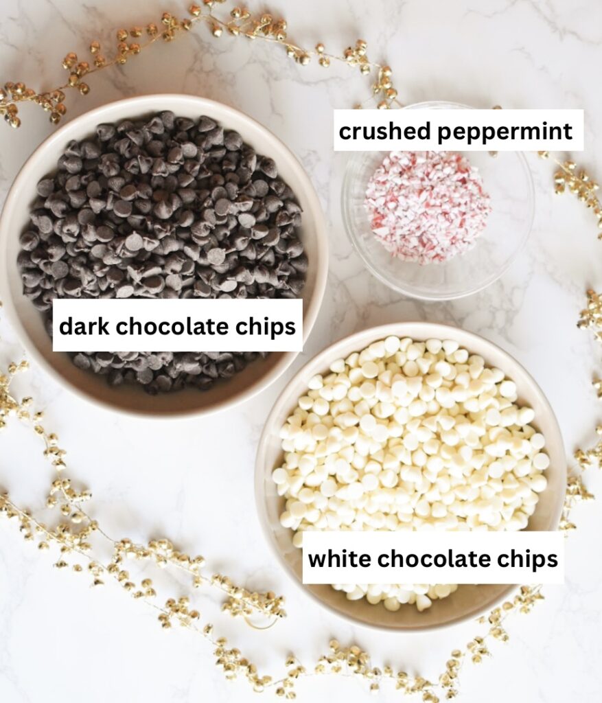 Ingredients in peppermint bark