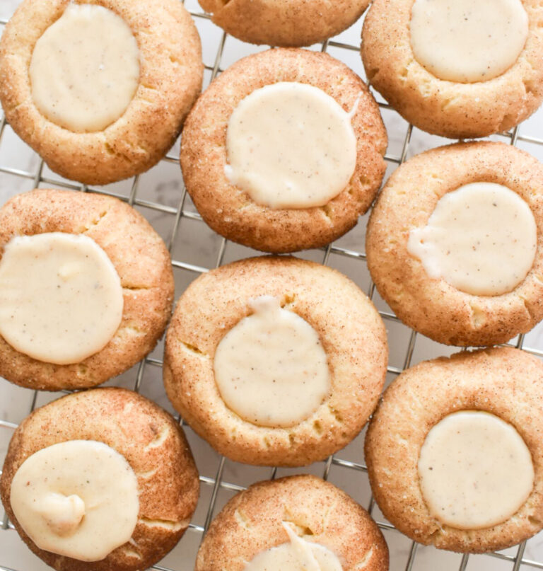 Eggnog Snickerdoodle Cookies