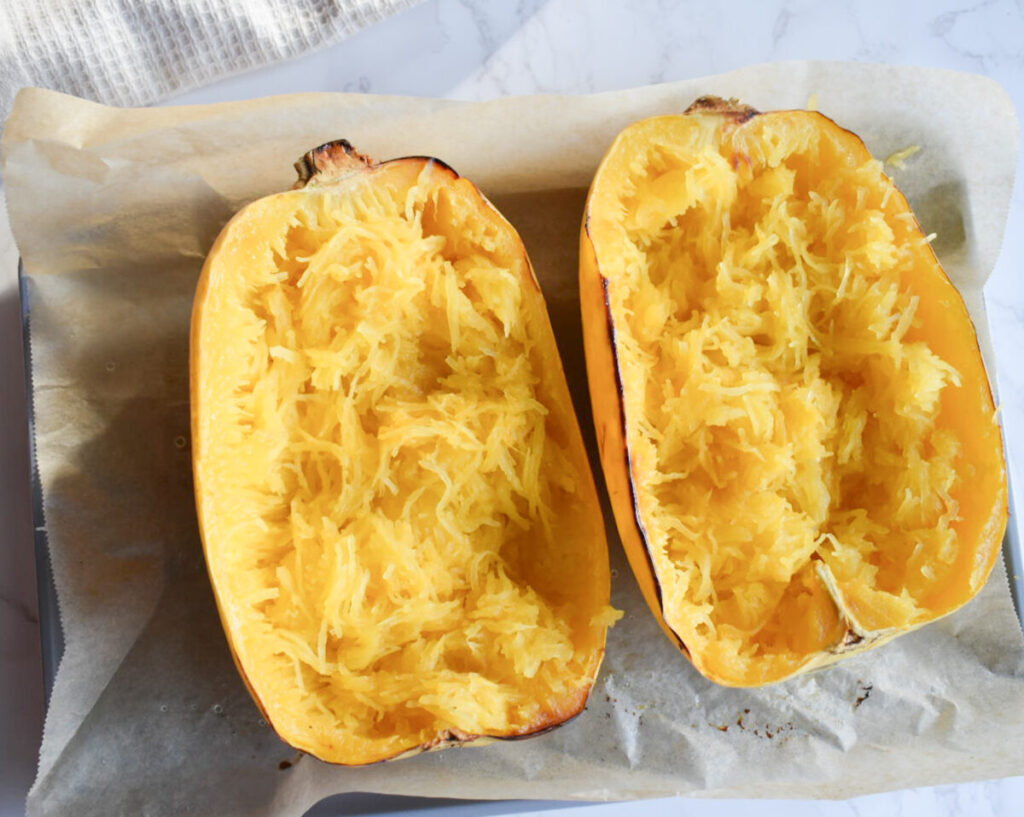 spaghetti squash with spaghetti-like strands