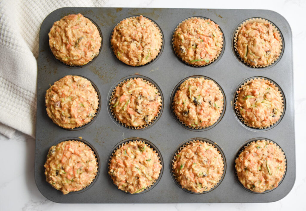 prepared morning glory muffins