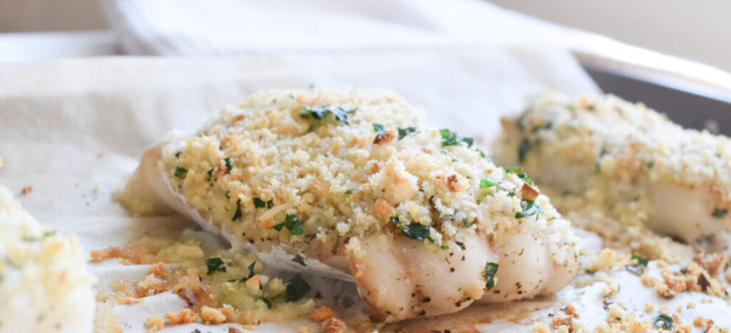 panko crusted cod fillets