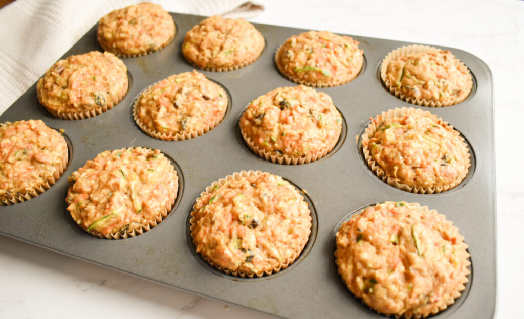 healthy muffins with zucchini