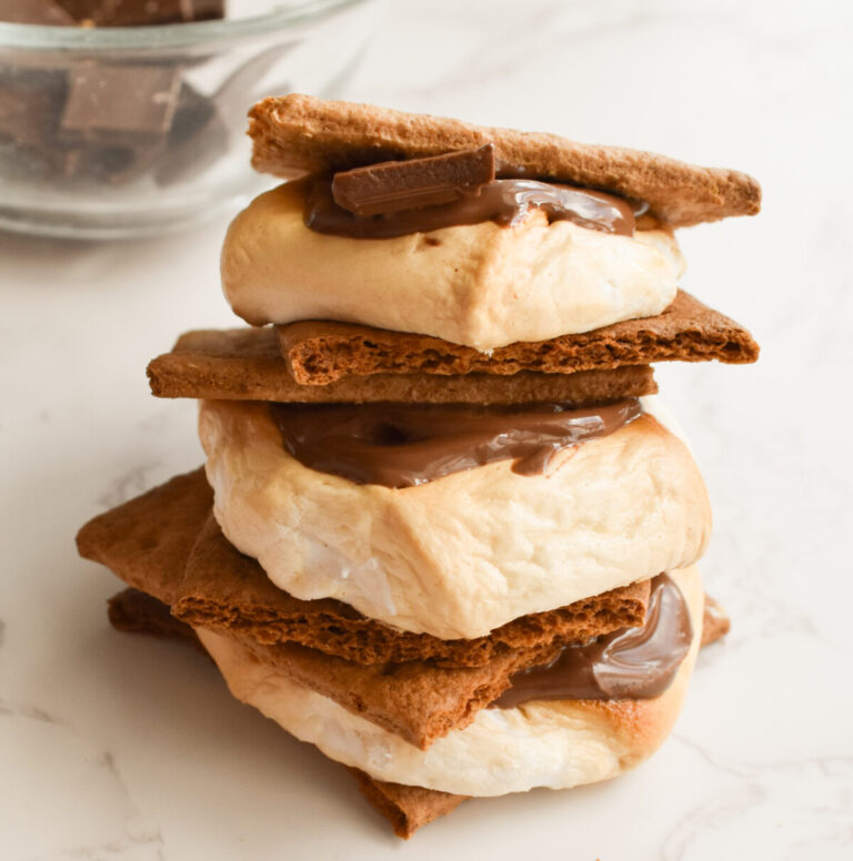 s'mores made in the air fryer (smores)