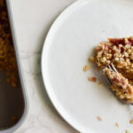 strawberry oat bars with no added sugar