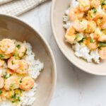 coconut shrimp made with a single pot